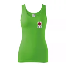 Folklór na prsníku kvetina štvorlistá