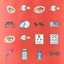 Očný lekár ikony