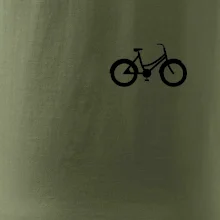 Obrázok kolesa na prsníku mestský bicykel