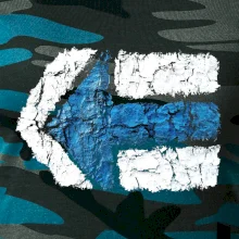 Párová turistická značka modrá