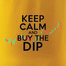 Zelenočervený graf Keep Calm and Buy the Dip Zelenočervený graf Keep Calm and Buy the Dip