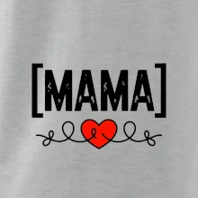 Nápis mama a srdce Nápis mama a srdce