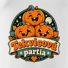 Tekvicová partia - tri veselé tekvice retro