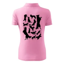 Border kólia siluety