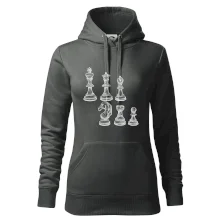 Šachové figúrky kreslené