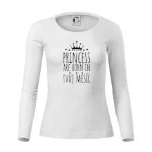 Princesses are born in (Vlastný nápis mesiac narodenia)