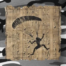 Egyptské hieroglyfy paraglide