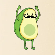 Párové triko - avokádo