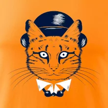 Mačka hipster s klobúkom