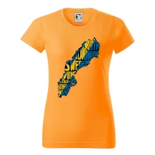 Mapy - názvy miest - Švédsko