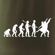 Evolúcia tanec - tancujúca dvojica