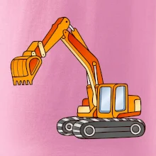 Bager bez nápisu oranžový