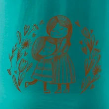 Matka a dcéra v objatí