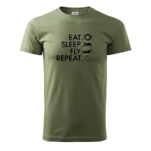 Eat sleep fly repeat Eat sleep fly repeat