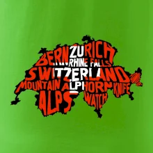 Mapy - názvy miest - Švajčiarsko Mapy - názvy miest - Švajčiarsko