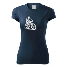 MTB kreslený cyklista MTB kreslený cyklista