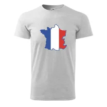 Francúzska vlajka mapa obrys Francúzska vlajka mapa obrys