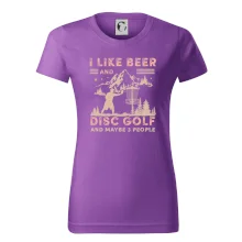 I like beer and disc golf