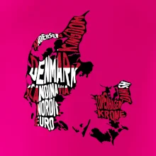 Mapy - názvy miest - Dánsko