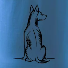 Pes kreslený zozadu Pes kreslený zozadu