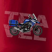 Cestovná enduro modrá