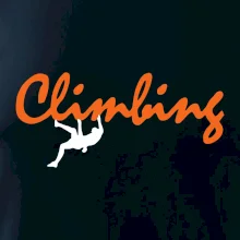 Climbing písací text