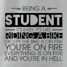 Being a student - bike Being a student - bike