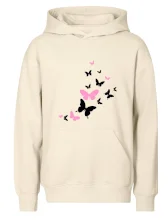 Motýle ružovo čierni