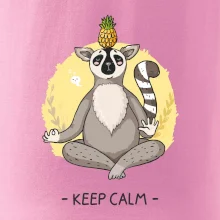 Yoga - keep calm kreslený