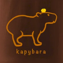 Kapybara hnedý obrys (Moňas)