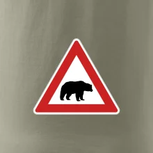 Dopravná značka - Pozor ľadový medveď