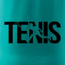 Tenis nápis silueta