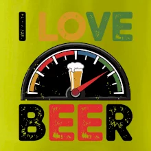 I love beer - palivoměr