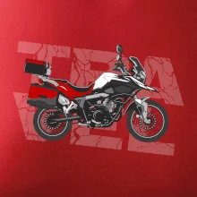 Cestovná enduro červená Cestovná enduro červená