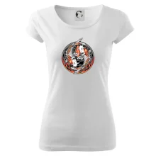 Yin & Yang Koi kapor - oranžový