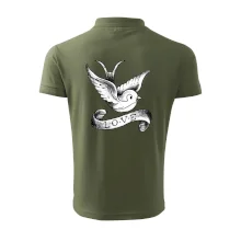 Love holubica - kreslená