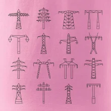 Typy stožiarov vysokého napätia