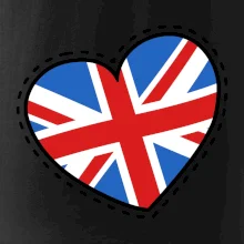 Británia srdce prsník