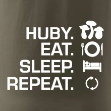 Huby Eat Sleep Repeat