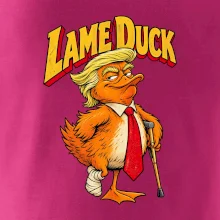 Trump jako kulhající kachna retro komiks