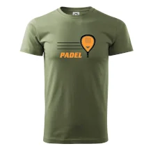 Padel - oranžová raketa