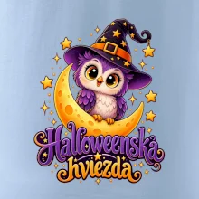Halloweenska hviezda - sovička na mesiaci