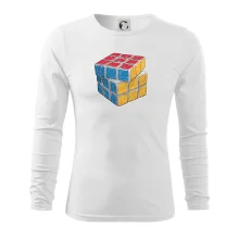 Rubikova kocka kreslená