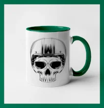 Motorkár lebka s guľatou hlavou