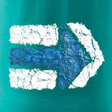 Párová turistická značka modrá