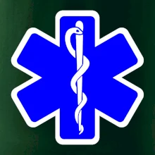 Rescue - Hviezda na prsníku + nápis na chrbte Rescue - Hviezda na prsníku + nápis na chrbte