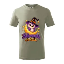 Halloweenska hviezda - sovička na mesiaci