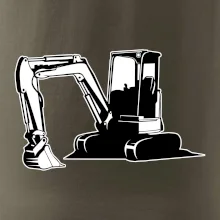 Bager bez nápisu čiernobiely