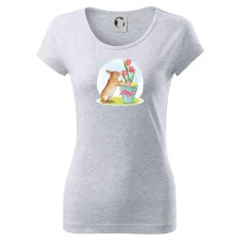 Veľkonočný zajačik tulipány