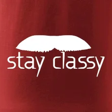 Stay Classy - mustache